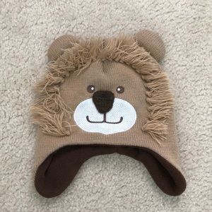 Rising Star Lion Beanie/Hat - Size Infant